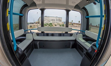 德国首辆自动驾驶公交车投入运营 免费供人乘坐